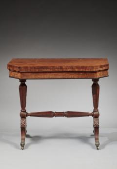 Duncan Phyfe FEDERAL MAHOGANY AND MAHOGANY VENEER CARD TABLE - 4766232