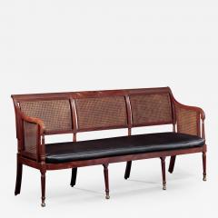 Duncan Phyfe Federal Scroll Back Caned Sofa - 2236881