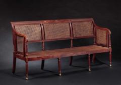 Duncan Phyfe Federal Scroll Back Caned Sofa - 4444913