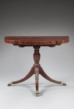 Duncan Phyfe PAIR OF TRICK LEG CARD TABLES - 4636099