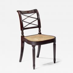 Duncan Phyfe Sheraton Carved Mahogany Side Chair - 396919