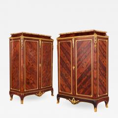 Durand Pair of gilt bronze mounted marquetry cabinets by Durand - 1572686