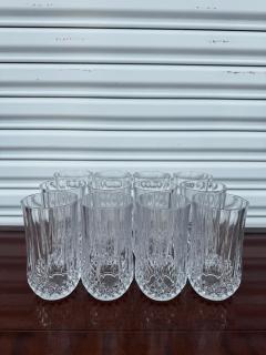 Durand Vtg Crystal DArques Durand Long Champ 10oz Water Glass Tumbler - 4292875