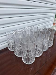 Durand Vtg Crystal DArques Durand Long Champ 10oz Water Glass Tumbler - 4292879