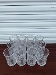 Durand Vtg Crystal DArques Durand Long Champ 10oz Water Glass Tumbler - 4292880