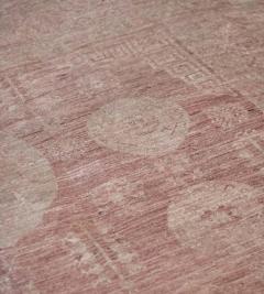 Dusty Rose Handwoven Revival Khotan Rug - 2406304