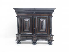 Dutch 17th Century rosewood ebony Baroque cupboard Kussenkast 1670 - 1737929