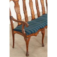 Dutch 18th Century Marquetry Settee - 2947024