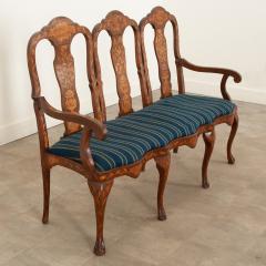 Dutch 18th Century Marquetry Settee - 2947036