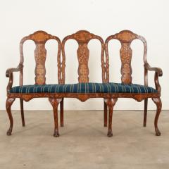 Dutch 18th Century Marquetry Settee - 2947059