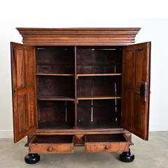 Dutch 18th Century Oak Kussenkast Armoire - 4578251