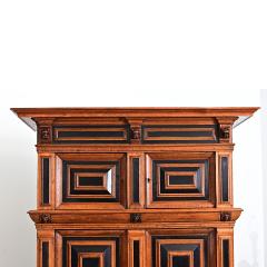 Dutch 18th Century Oak and Ebony Kussenkast - 4712496