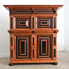 Dutch 18th Century Oak and Ebony Kussenkast - 4712499