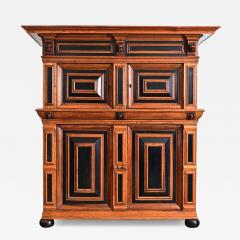 Dutch 18th Century Oak and Ebony Kussenkast - 4727793