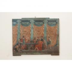 Dutch 18th Century Panel with Painted Paper - 2814633