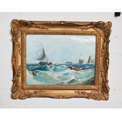 Dutch 19th C Seascape Painting - 1981648