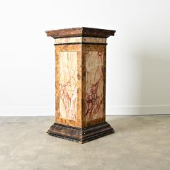 Dutch 19th Century Faux Marble Painted Column - 4488798