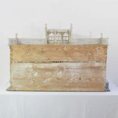 Dutch 19th Century Folk Art Architectural Miniature Mansion Pigeon Birdcage - 4108585