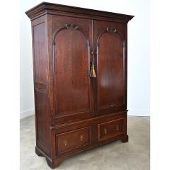 Dutch 19th Century Oak Armoire or Wardrobe - 4798061