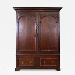 Dutch 19th Century Oak Armoire or Wardrobe - 4801134