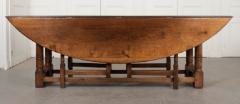 Dutch 19th Century Oak Gateleg Dining Table - 1191862