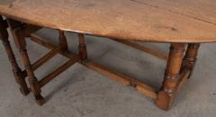 Dutch 19th Century Oak Gateleg Dining Table - 1191865