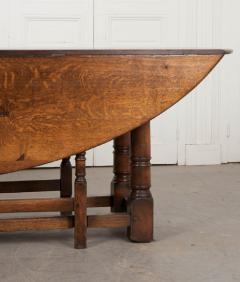 Dutch 19th Century Oak Gateleg Dining Table - 1191868
