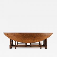 Dutch 19th Century Oak Gateleg Dining Table - 1192260