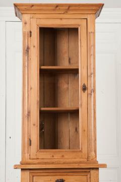 Dutch 19th Century Pine Cabinet Bookcase - 1188787
