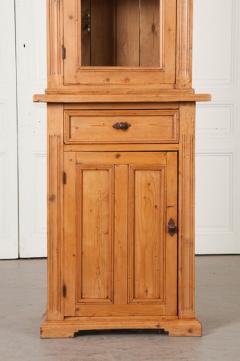 Dutch 19th Century Pine Cabinet Bookcase - 1188788