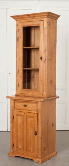 Dutch 19th Century Pine Cabinet Bookcase - 1188795