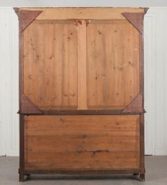 Dutch 19th Century Second Empire Linen Press Secretary - 1188916