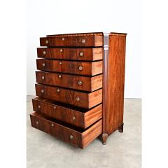 Dutch 19th Century Seven Drawer Mahogany Chest - 4690441