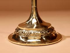 Dutch Art Nouveau Brass Jardini re On Its Original Stand  - 3458416