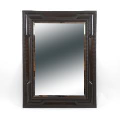 Dutch Baroque Style Burl Walnut Step Mirror 20th Century - 2177518