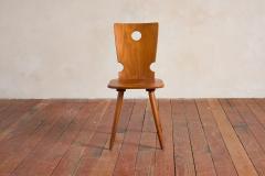 Dutch Brutalist Dining Chairs Set of 9 - 4607179