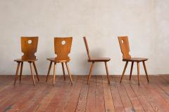 Dutch Brutalist Dining Chairs Set of 9 - 4607180