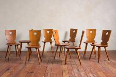 Dutch Brutalist Dining Chairs Set of 9 - 4607204