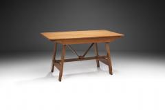 Dutch Cabinetmaker Folding Dining Table by De Volharding Netherlands 1950s - 3486040