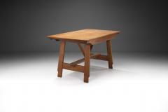 Dutch Cabinetmaker Folding Dining Table by De Volharding Netherlands 1950s - 3486041