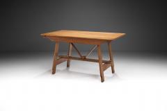 Dutch Cabinetmaker Folding Dining Table by De Volharding Netherlands 1950s - 3486042