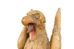 Dutch Carved Wooden Eagle Figure - 4322681
