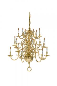 Dutch Continental Three tiered 18 Light Chandelier - 4169099