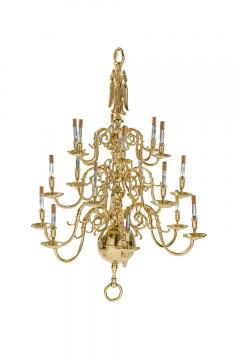 Dutch Continental Three tiered 18 Light Chandelier - 4169102