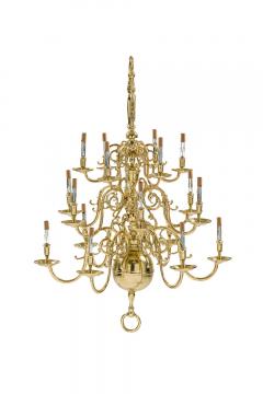 Dutch Continental Three tiered 18 Light Chandelier - 4169104