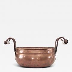 Dutch Copper Pot with Porcelain Handles - 4733389