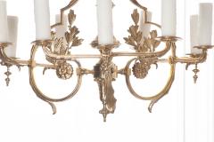 Dutch Early 20th Century Brass Oil Chandelier - 498093