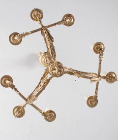 Dutch Early 20th Century Brass Oil Chandelier - 498098