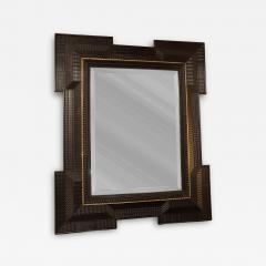 Dutch Ebonised Ripple Moulded Mirror circa 1880 - 4588592
