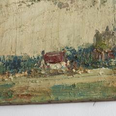 Dutch Landscape Oil on Canvas 1940s - 4608992